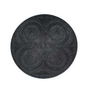 TAMPA RALO BORRACHA 210MM REDONDO