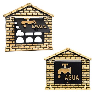 VISOR DE AGUA DOURADO AS963