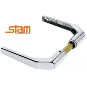 MACANETA P/PORTA ALAVANCA CROMADO STAM 33