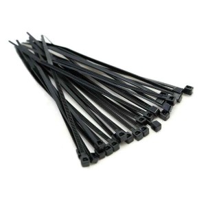 ABRAÇ. NYLON 3,6X280MM PT (100PÇ) FERTAK 1325