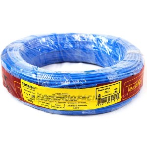 FIO CABO FLEXIVEL 2,5MM 100M TECHFIO 022 AZUL