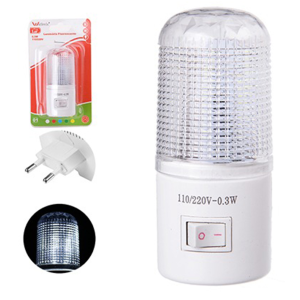LUZ NOTURNA 0,3W VERTICAL BIVOLT WX937W
