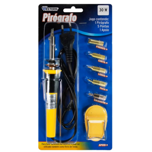 PIROGRAFO WESTERN 127V C/5 PONTAS 06