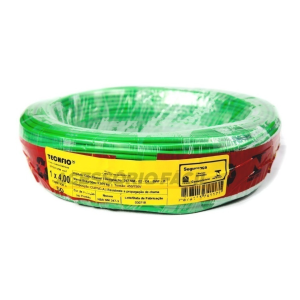 FIO CABO FLEXIVEL 2,5MM 100M TECHFIO 027 VERDE