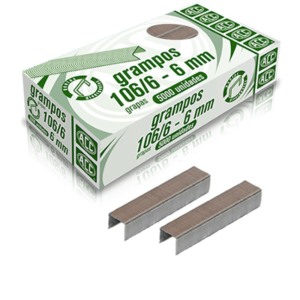GRAMPO P/GRAMPEADOR TAPEC 06MM 3500PÇS ROCAMA
