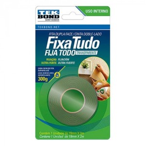 FITA DUPLA FACE ACRILICA VERDE 19MM X 2M TEKBOND
