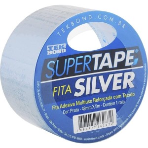 FITA SILVER TAPE PRATA 48MM X 5M TEKBOND