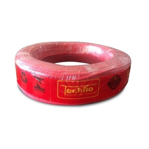 FIO CABO FLEXIVEL 6,0MM 100M TECHFIO 045 VERMELHO