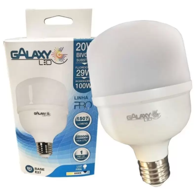 LAMPADA LED 50W/BIV 6500K GALAXY ALTO FATOR