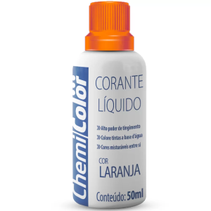 CORANTE CHEMICOLOR LIQUIDO LARANJA 50ML (FD:12UN)