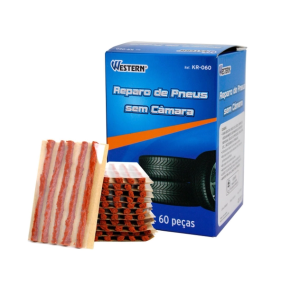 REFIL REPARO PNEU DE CARRO 6MM X 10CM 5PÇ WESTERN KR-060
