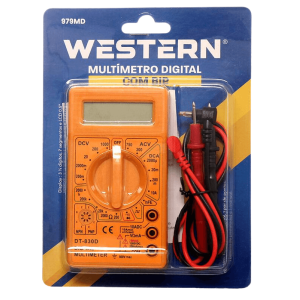 MULTIMETRO DIGITAL SEM BIP WESTERN 978MD