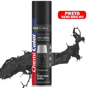 SPRAY TINTA UG PRETO FOSCO CHEMICOLOR 400ML 680096