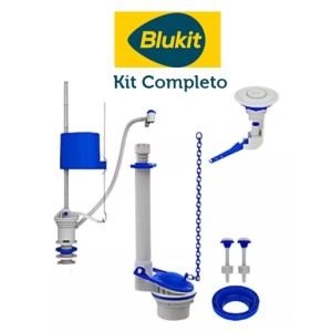 KIT COMPLETO P/ CAIXA ACOPLADA C/ ACIONADOR SUPERIOR BLUKIT 340215