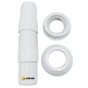 LUCONI TUBO DE LIGAÇÃO BRANCO SANFONADO 1311