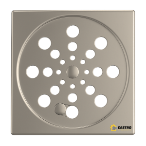 SS METAIS GRELHA INOX C/FECHO QUADRADA 100MM 1003