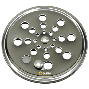 SS METAIS GRELHA INOX C/FECHO REDONDA 150MM 1002