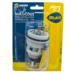 BLUKIT KIT REPARO P/ VALVULA DESCARGA HYDRA MAX BLISTER 349404 