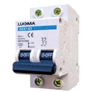 DISJUNTOR DIN BIPOLAR 25A LUKMA